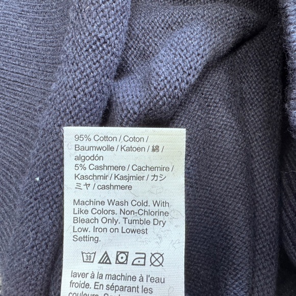 Crewcuts 1/4 Zip Cotton Cashmere Sweater Size Boys 10 Like New - Picture 4 of 4